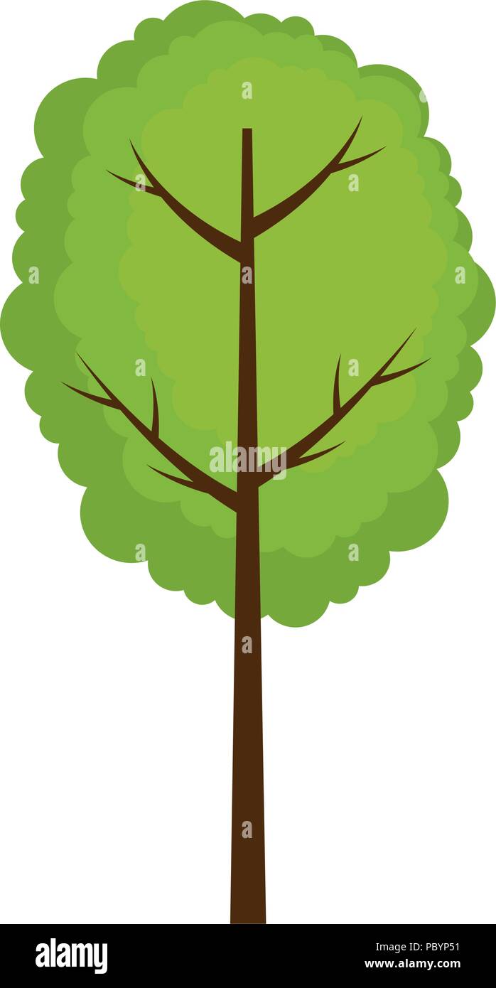 tree plant nature icon Stock Vector Image & Art - Alamy