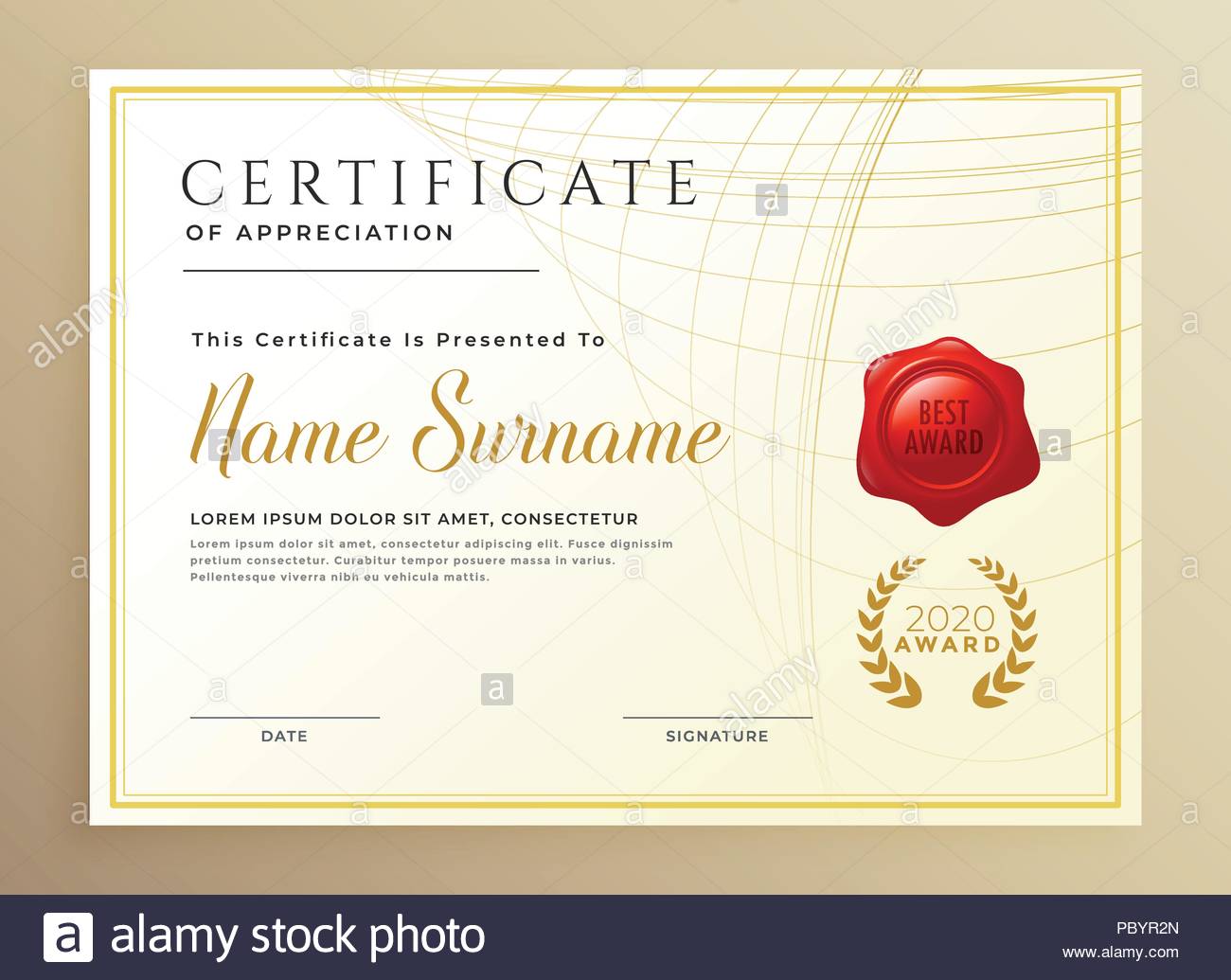 elegant diploma or certificate