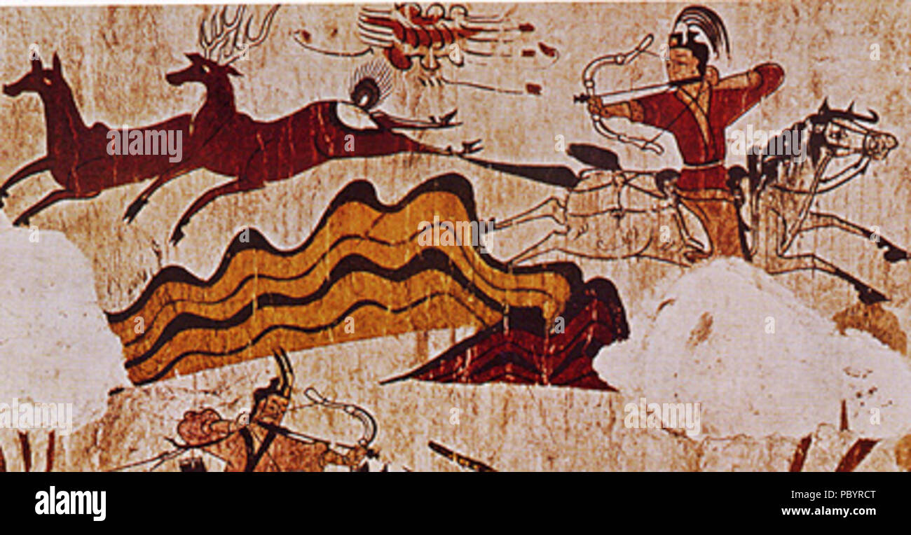 Goguryeo tomb mural Stock Photo - Alamy