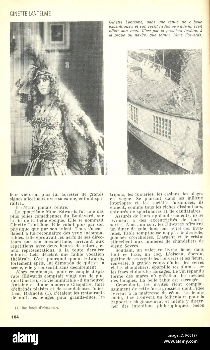 280 Historia-295-juin-1971-page3 Stock Photo