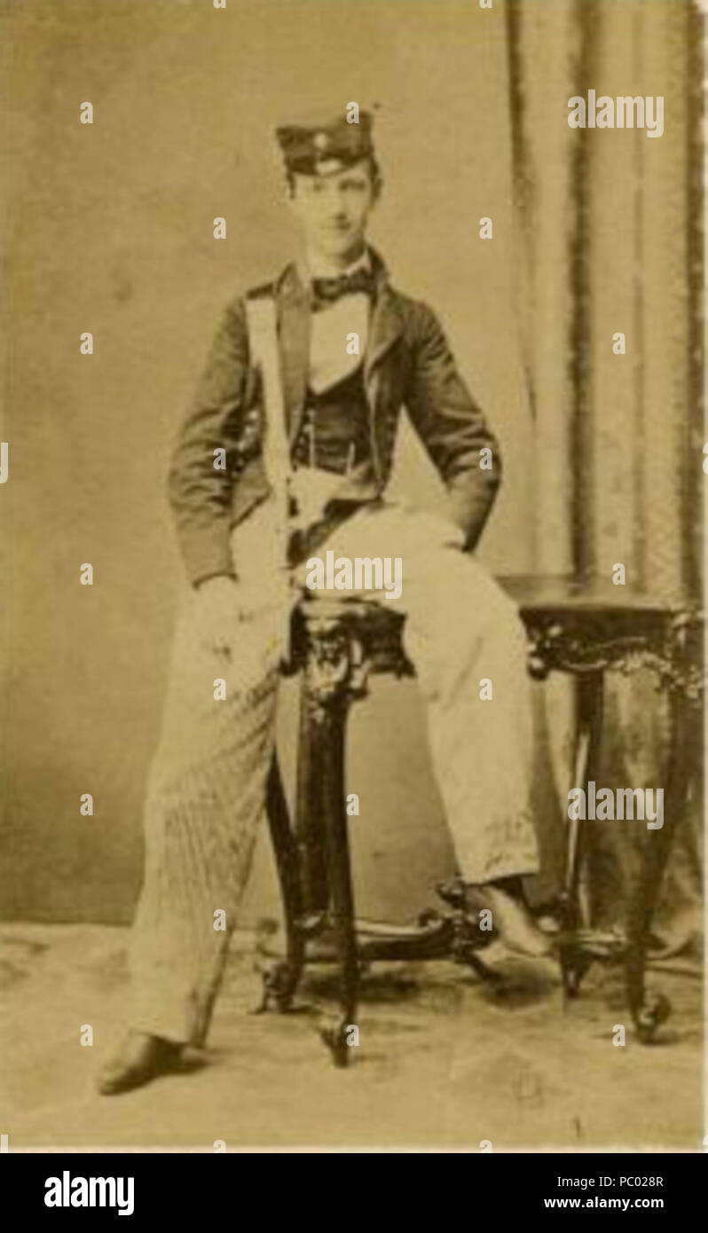 239 George I of Greece 1860 Ponthieu Stock Photo