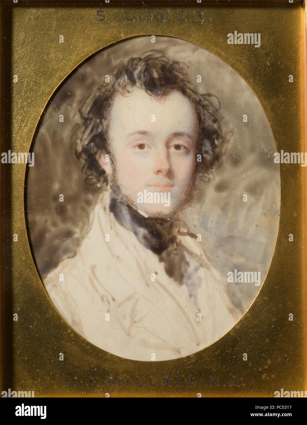 81 Sir John Everett Millais, 1829-1896, konstnär (Samuel Lover) - Nationalmuseum - 117989 Stock Photo