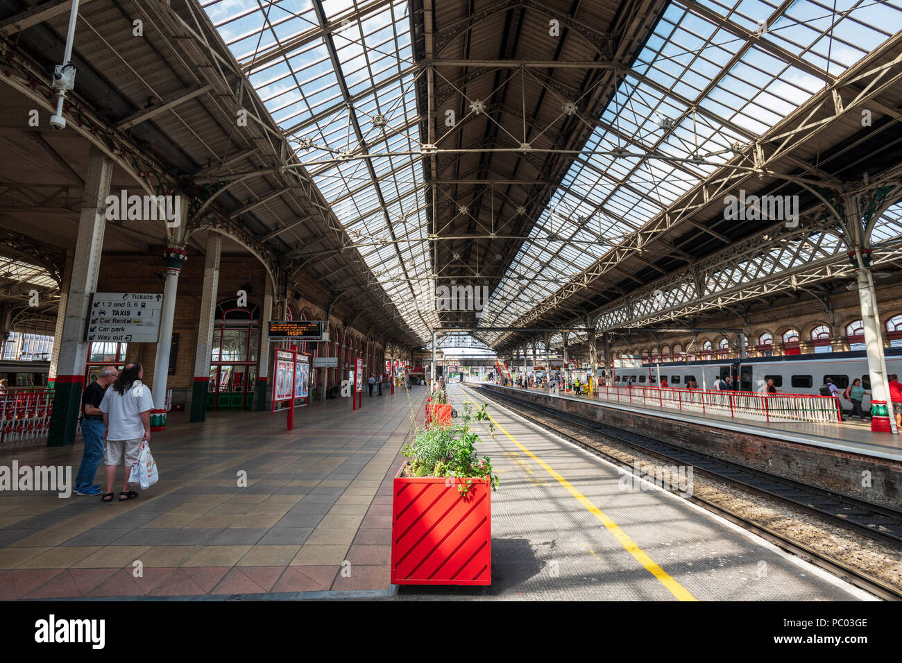 Preston rail station Stock Photo Alamy
