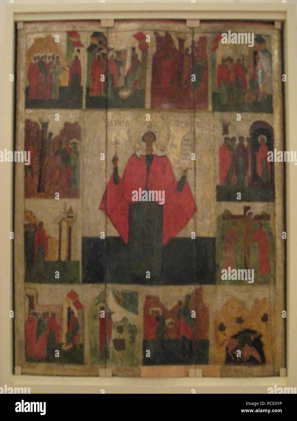 467 Paraskeva (16th c, Pskov museum) Stock Photo