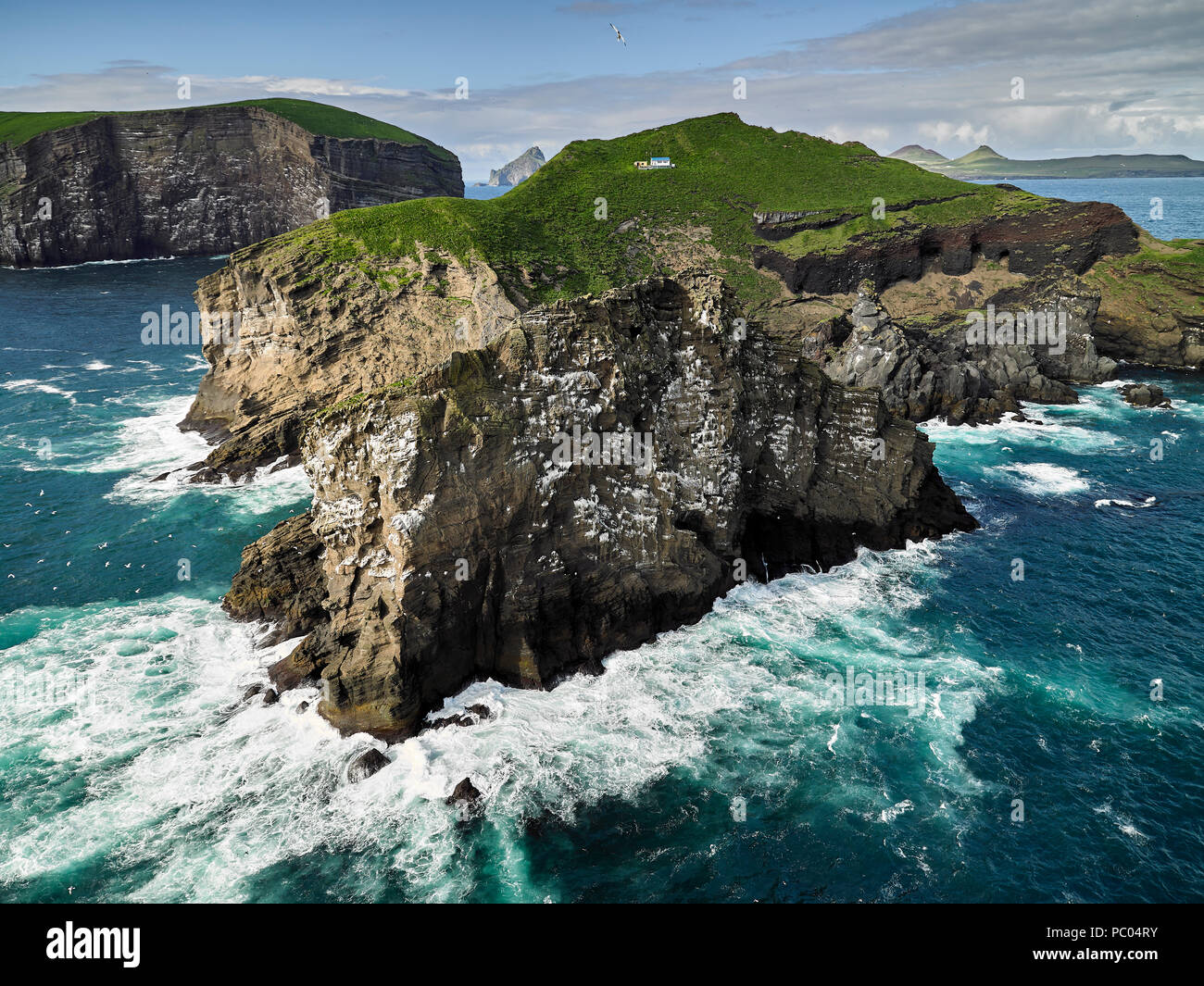 Bjarnarey Island, Westman Islands, Iceland Stock Photo