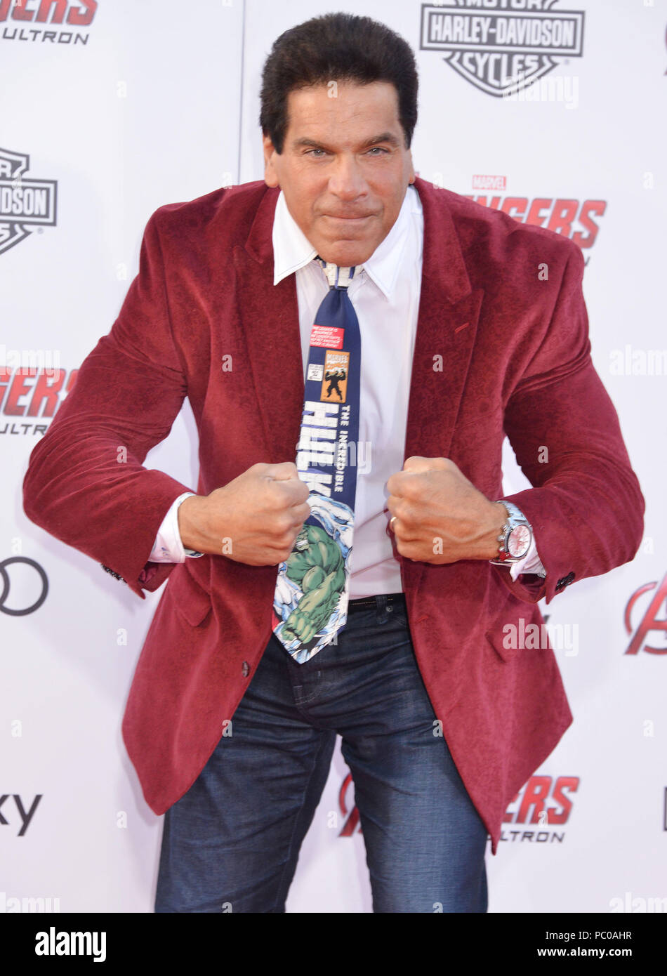 Lou Ferrigno 261 at the Avengers Age of Ultron Premiere at the Dolby ...