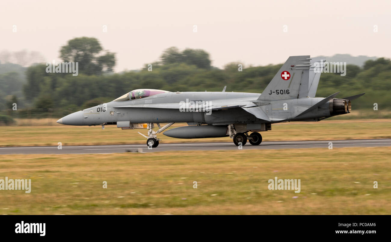 Boeing F/A 18C Hornet,Swedish Air Force, Stock Photo
