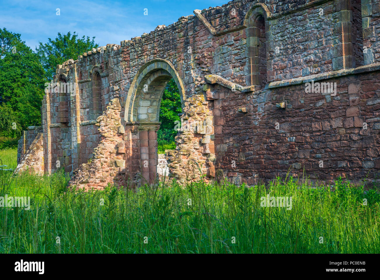 White Ladies Priory, Boscobel, Shropshire, England, United Kingdom, Europe Stock Photo
