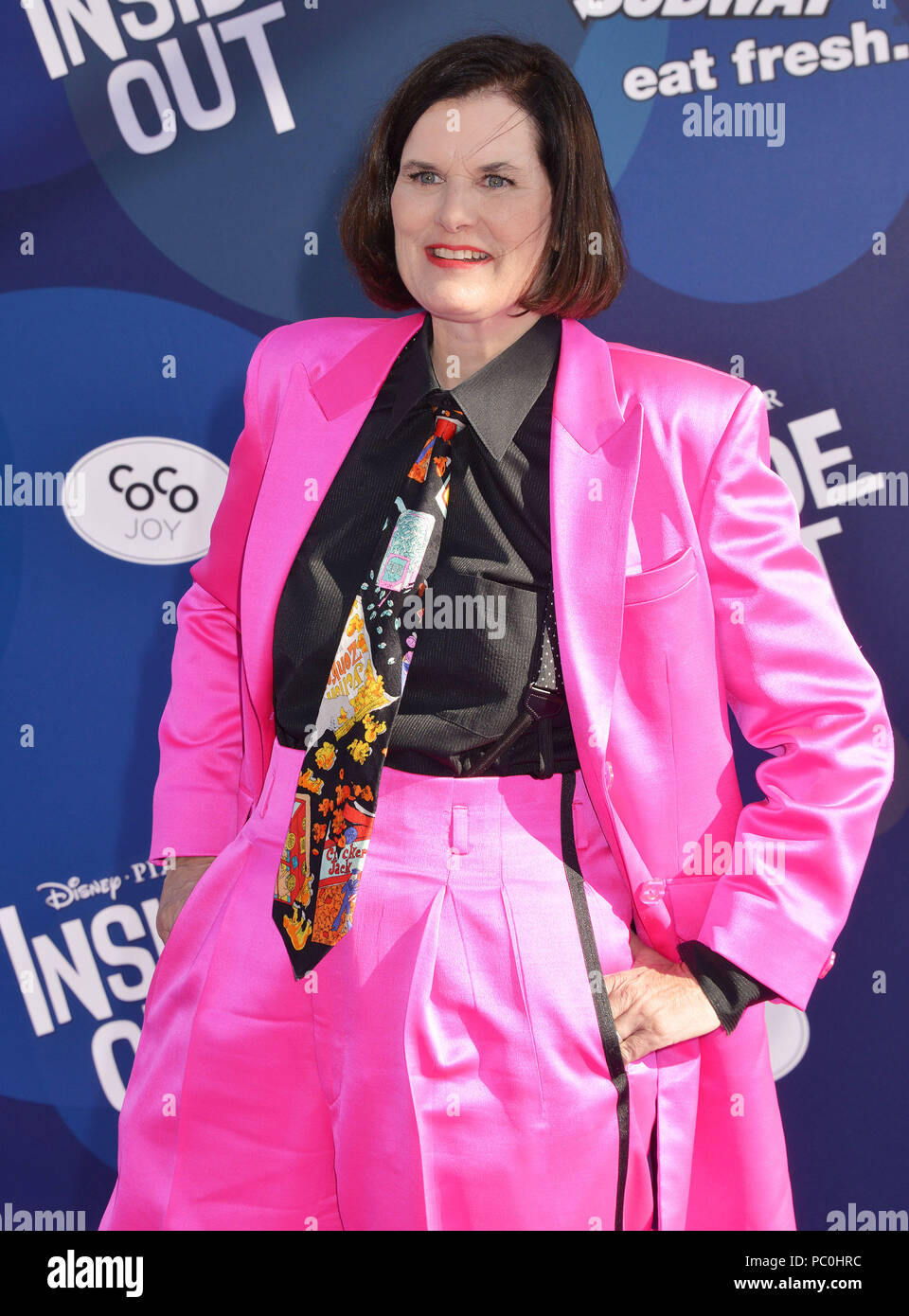 paula poundstone 108 at the  Inside Out Premiere at the El Capitan Theatre in Los Angeles. June, 8, 2015.paula poundstone 108 ------------- Red Carpet Event, Vertical, USA, Film Industry, Celebrities,  Photography, Bestof, Arts Culture and Entertainment, Topix Celebrities fashion /  Vertical, Best of, Event in Hollywood Life - California,  Red Carpet and backstage, USA, Film Industry, Celebrities,  movie celebrities, TV celebrities, Music celebrities, Photography, Bestof, Arts Culture and Entertainment,  Topix, Three Quarters, vertical, one person,, from the year , 2015, inquiry tsuni@Gamma-US Stock Photo