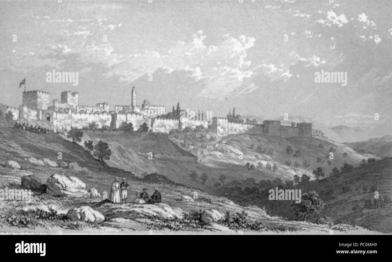 315 Jerusalem mount zion Stock Photo