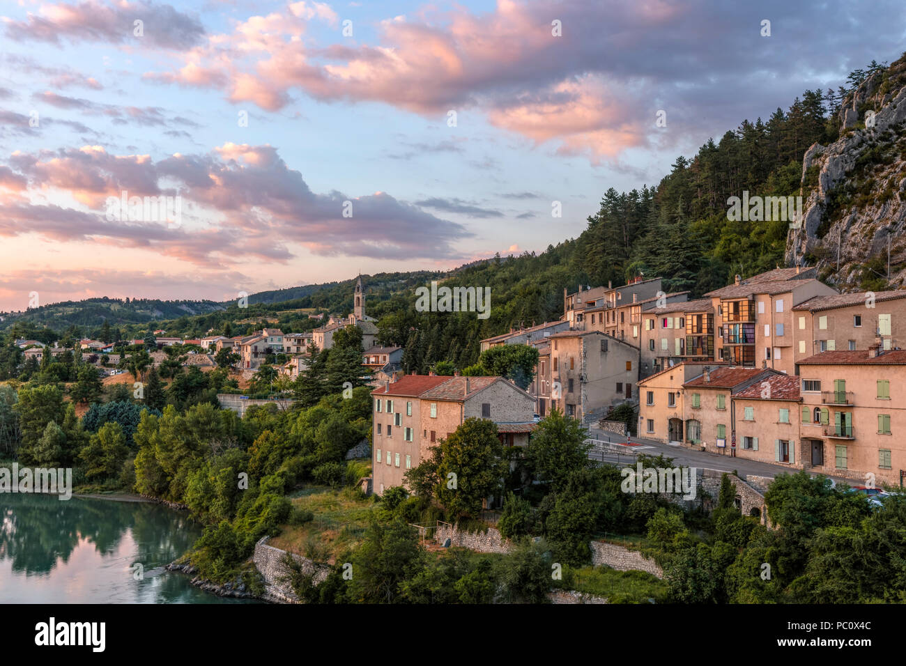 Sisteron, Alpes-de-Haute-Provence, France, Europe Stock Photo
