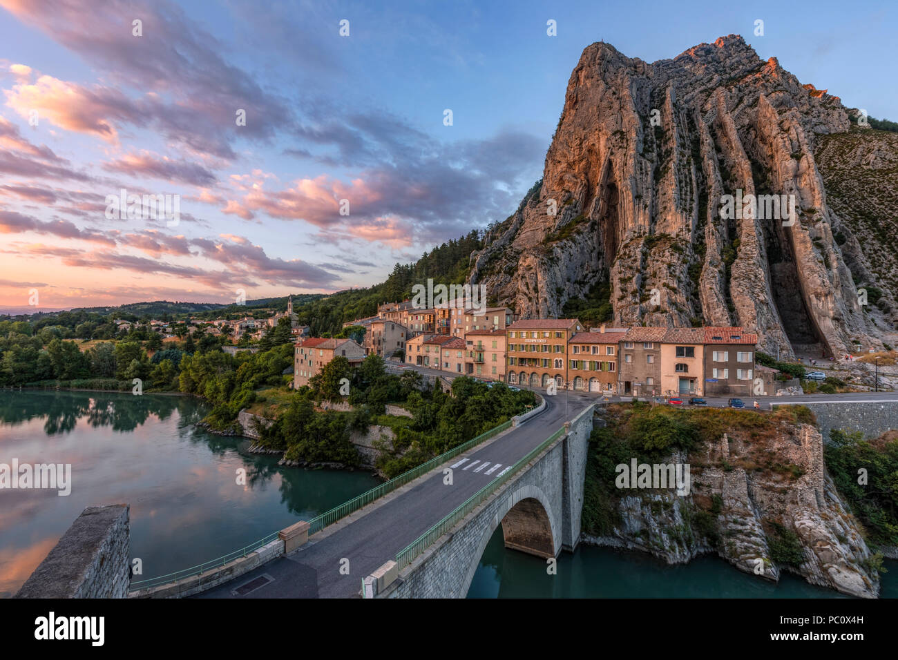 Sisteron, Alpes-de-Haute-Provence, France, Europe Stock Photo