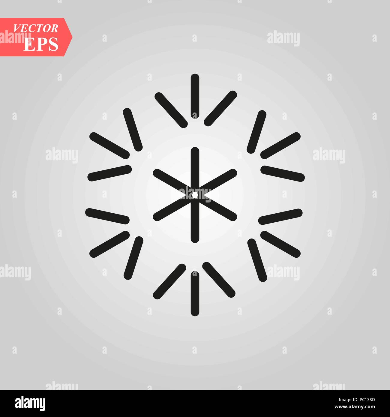 snowflake icon, vector snowflake sign, isolated snowflake symbol eps 10 ...