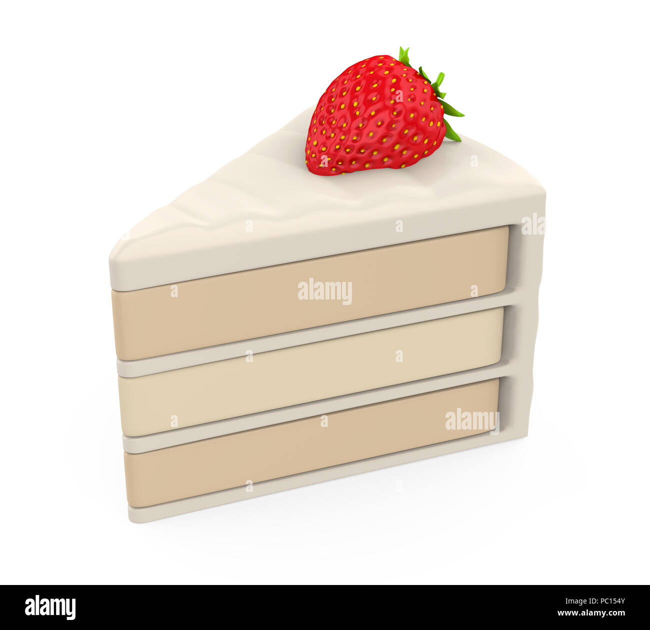 Slice of Cake Isolated Stock Photo Alamy