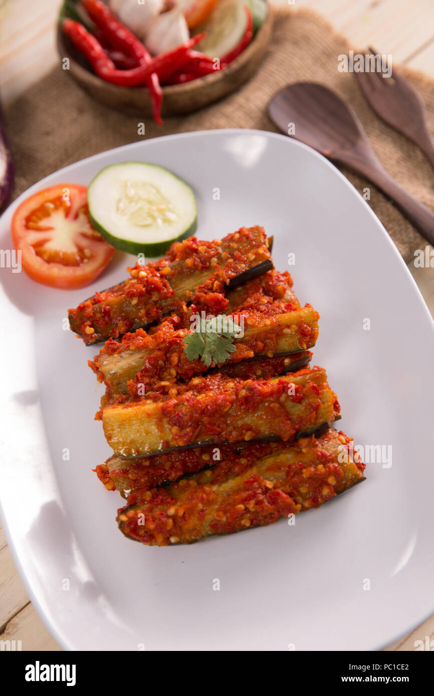 Terong Balado Indonesian Food Stock Photo - Alamy