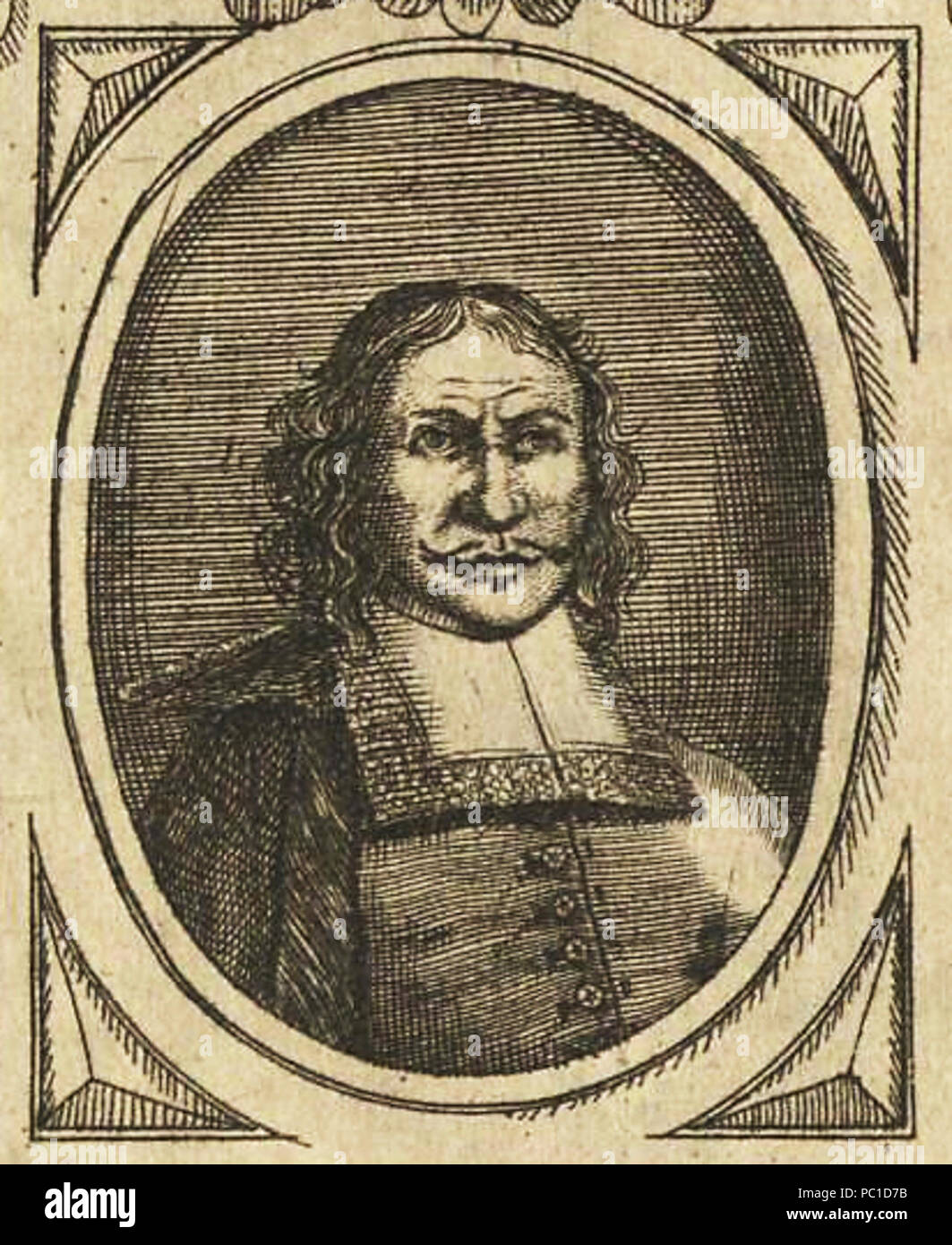 Abraham Leuthner from title page of Grundtliche Darstellung (1677 Stock