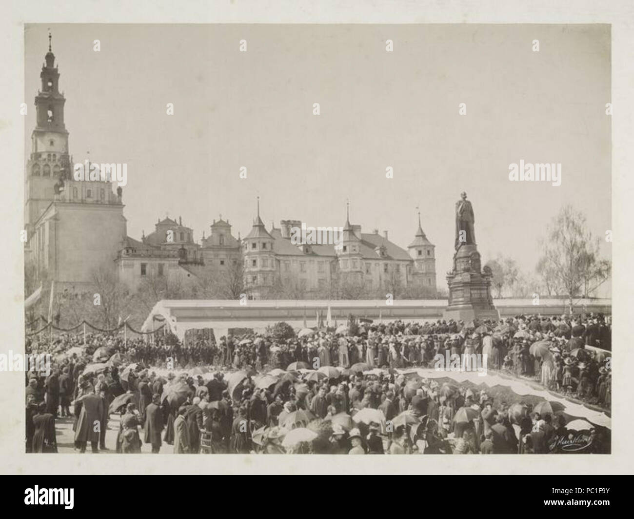 491 Pomnik Aleksandra II Czestochowa inauguracja 02 Stock Photo