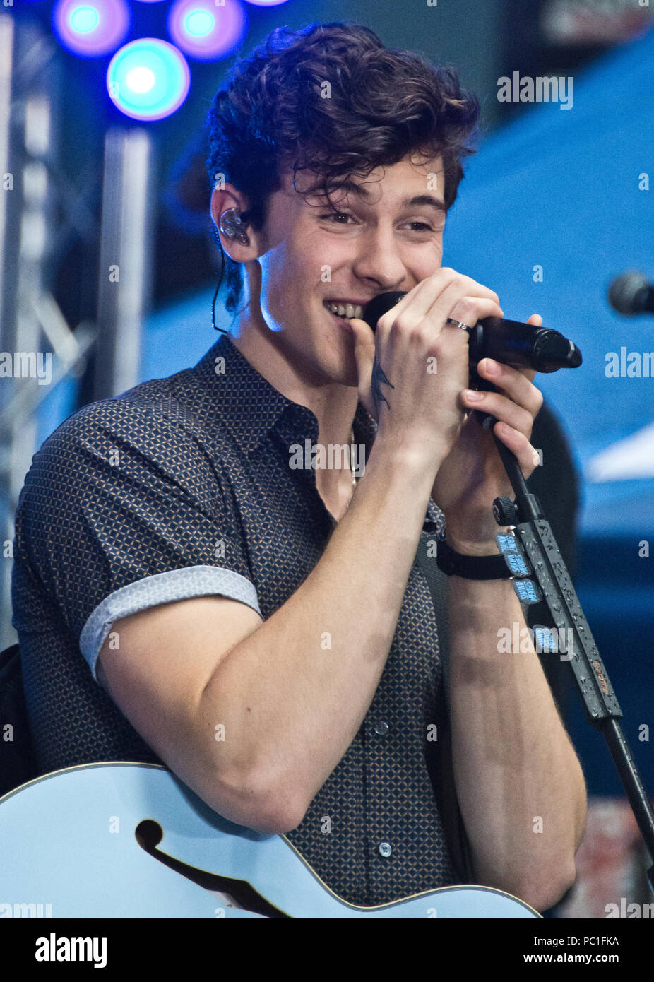 New York, NY, USA. 1st June, 2018. Canadian SingerSongwriter Shawn Mendes Performs on NBC