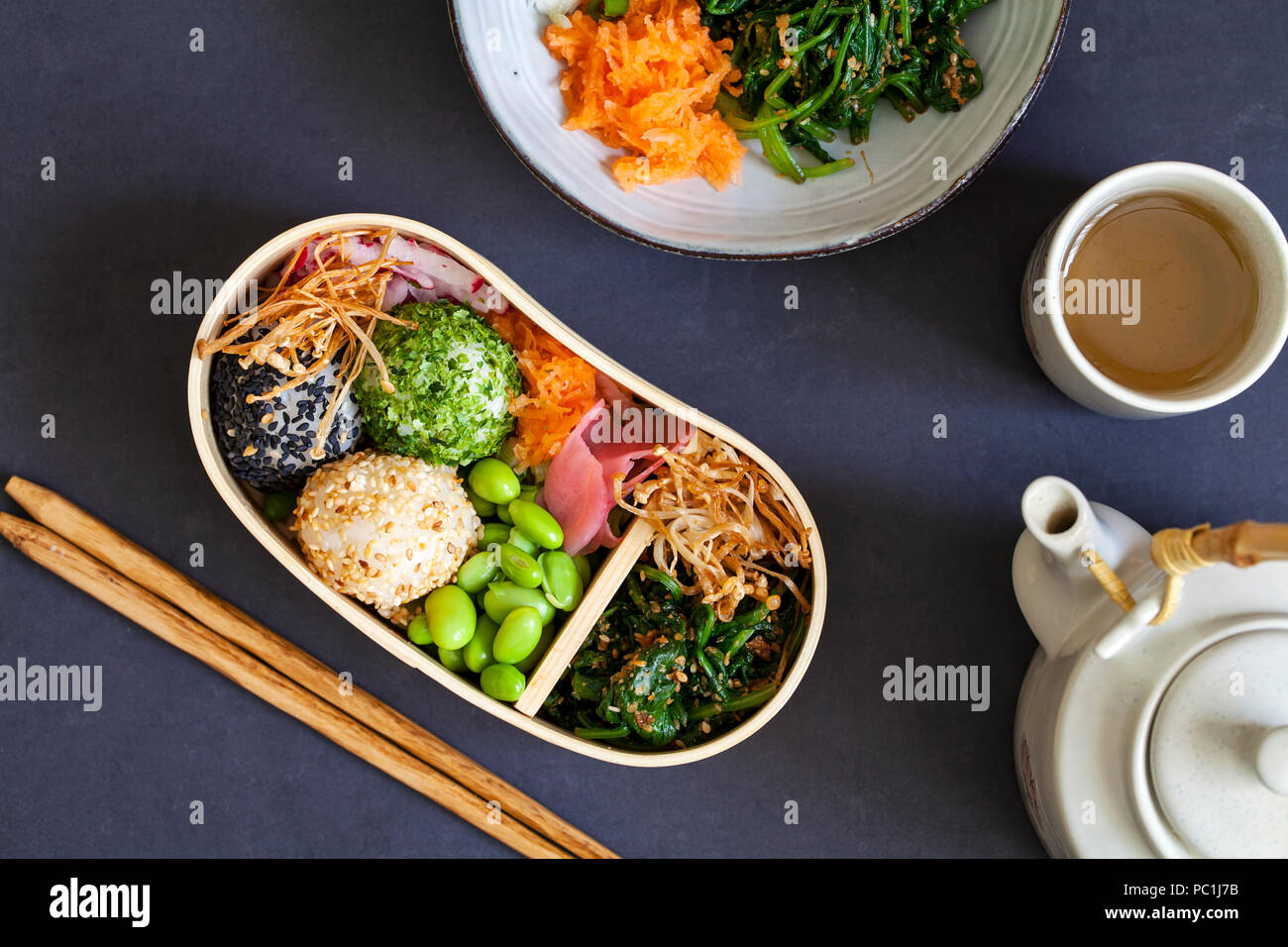 Japanese bento box lunch Stock Photo Alamy