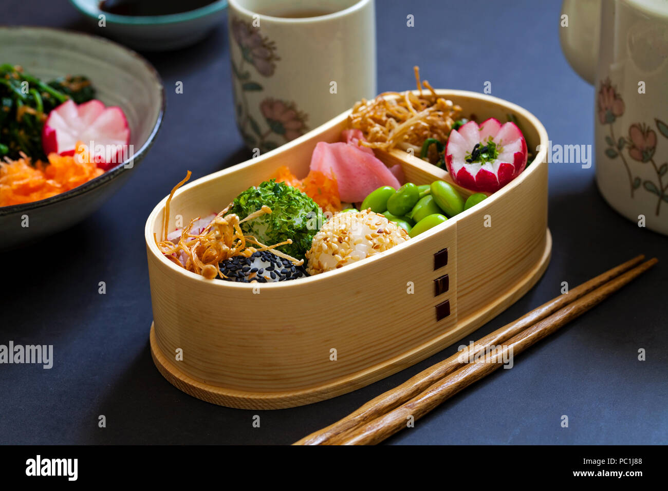 Japanese bento box Stock Photo Alamy