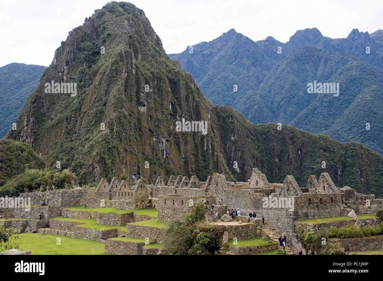 Ancient Inca Ruins at Machu Picchu Stock Photo - Alamy