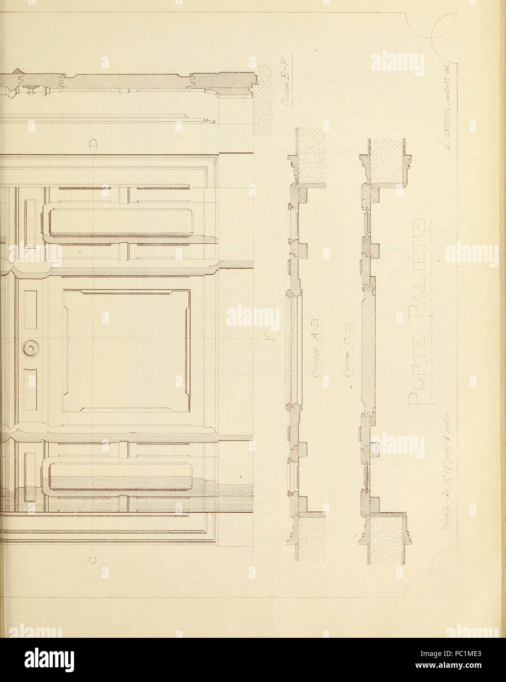 'Recueil de menuiserie pratique' (1858) Stock Photo