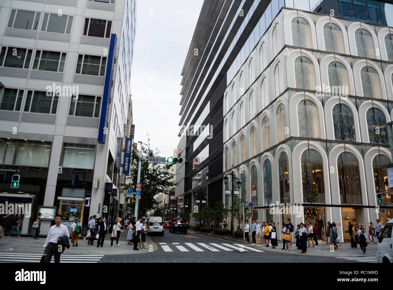 Fendi Storefront In Tokyo Japan Stock Photo - Download Image