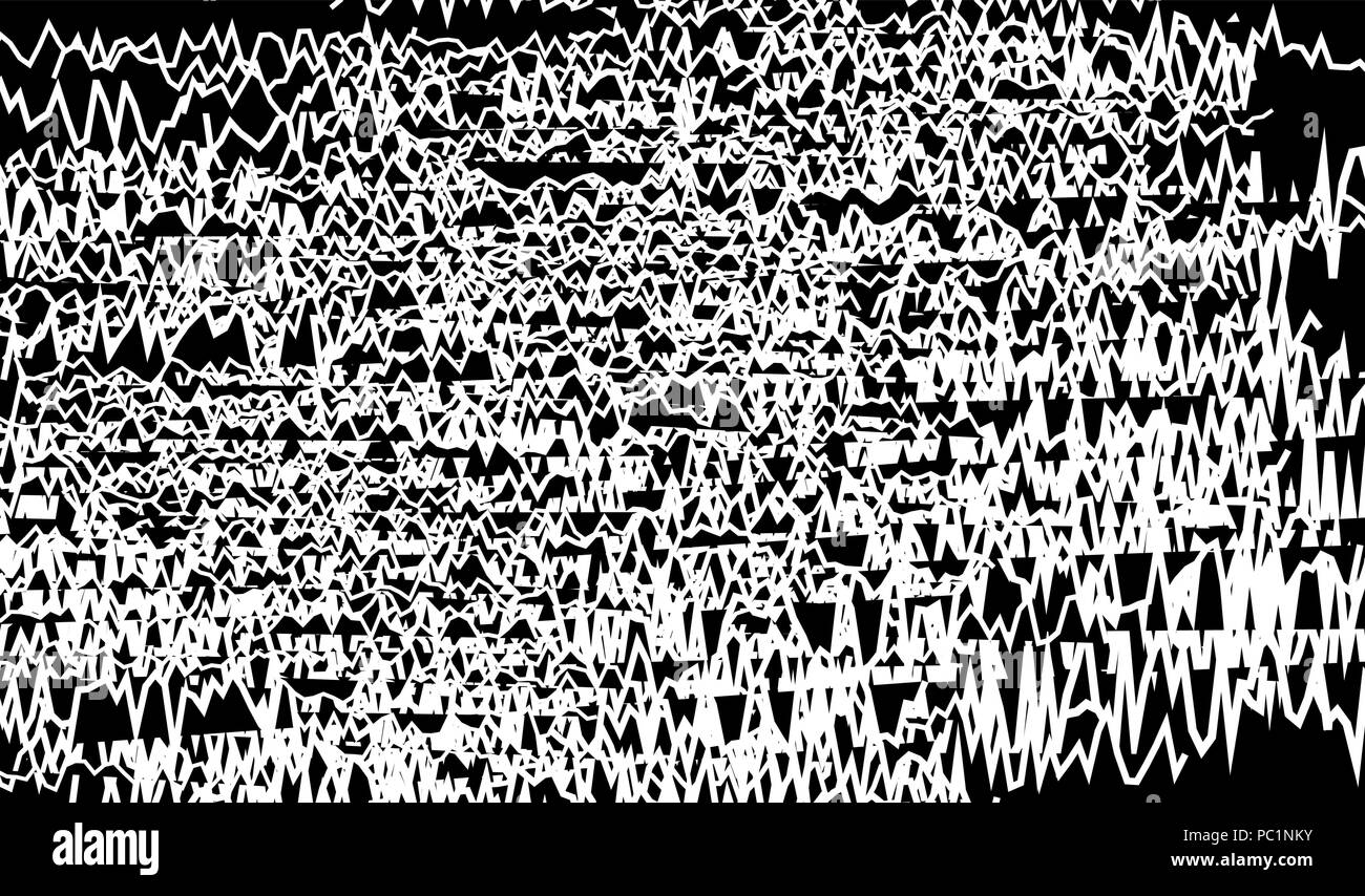 Abstract digital pixel noise glitch error. Digital glitch art abstract vector background. Glitch space background. Abstract glitch background illustra Stock Vector