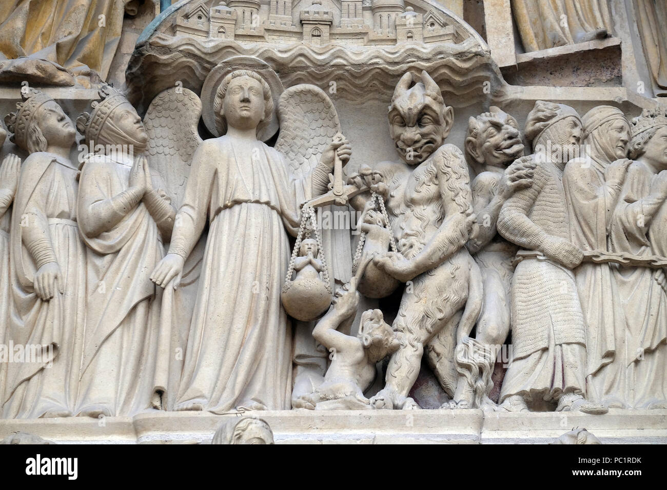 Portal of the Last Judgment, Notre Dame Cathedral, Paris, UNESCO World
