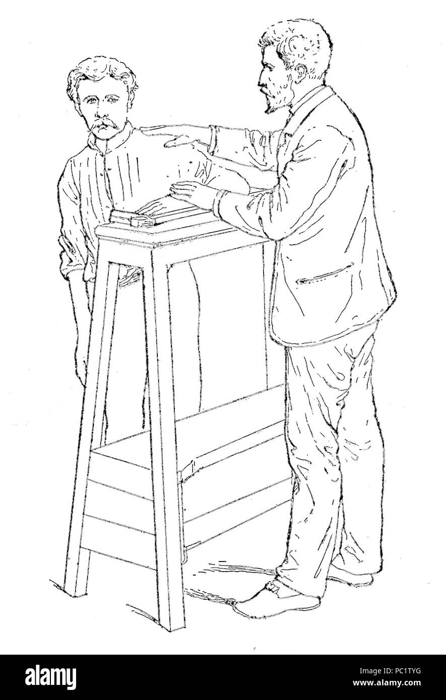 14 Bertillon - Identification anthropométrique (1893) 274 n&amp;b Stock Photo