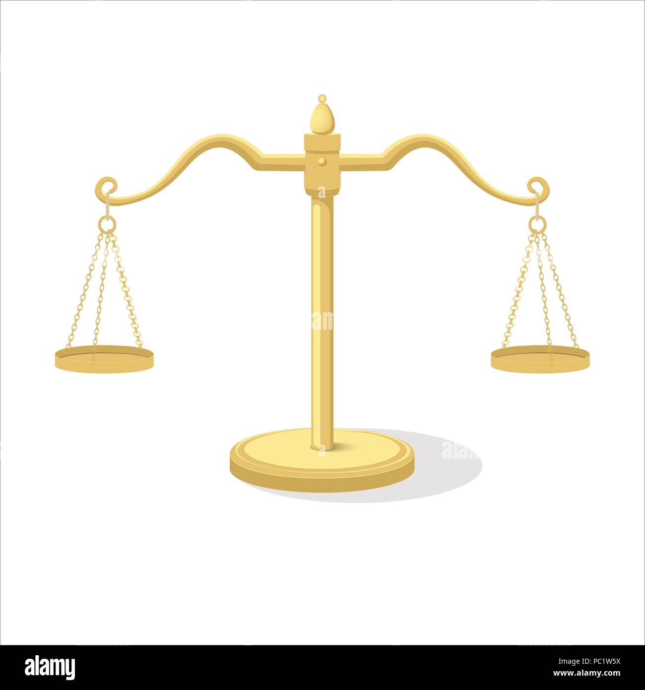 Equilibrium scales cartoon Stock Vector Image & Art Alamy