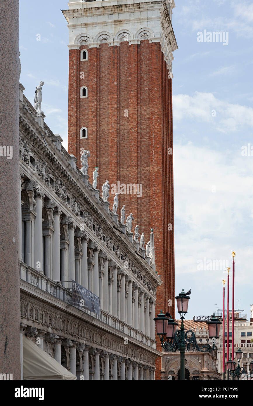 National Library of St Mark's, Venice Stock Photo