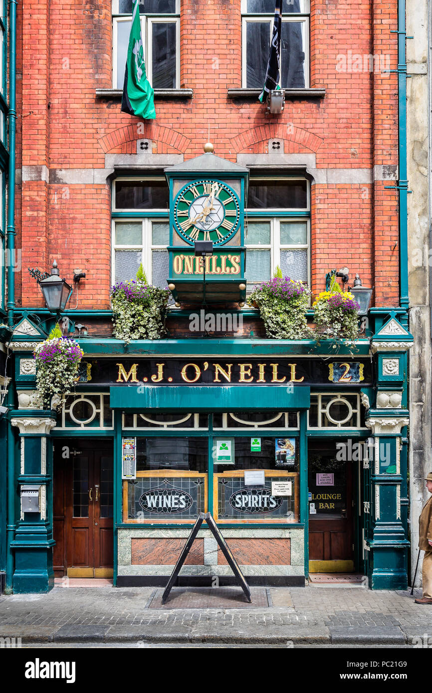 O'Neill's irish pub in central Dublin, Ireland taken on 7 May 2013 Stock Photo