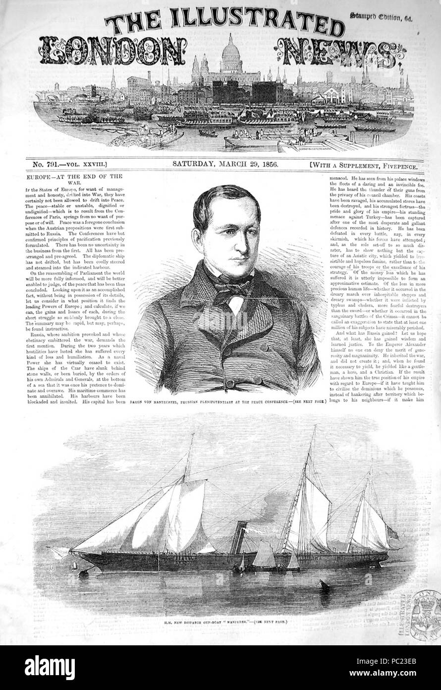 391 Manteuffel, Otto Theodor von (18051882)5b Stock Photo Alamy