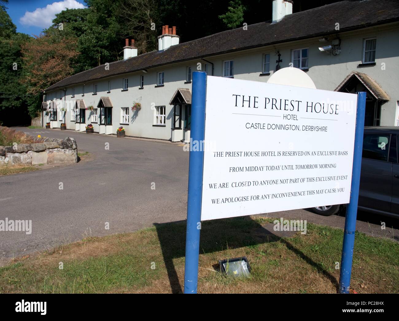 The Priest House on the river in Castle Donington Stock Photo Alamy