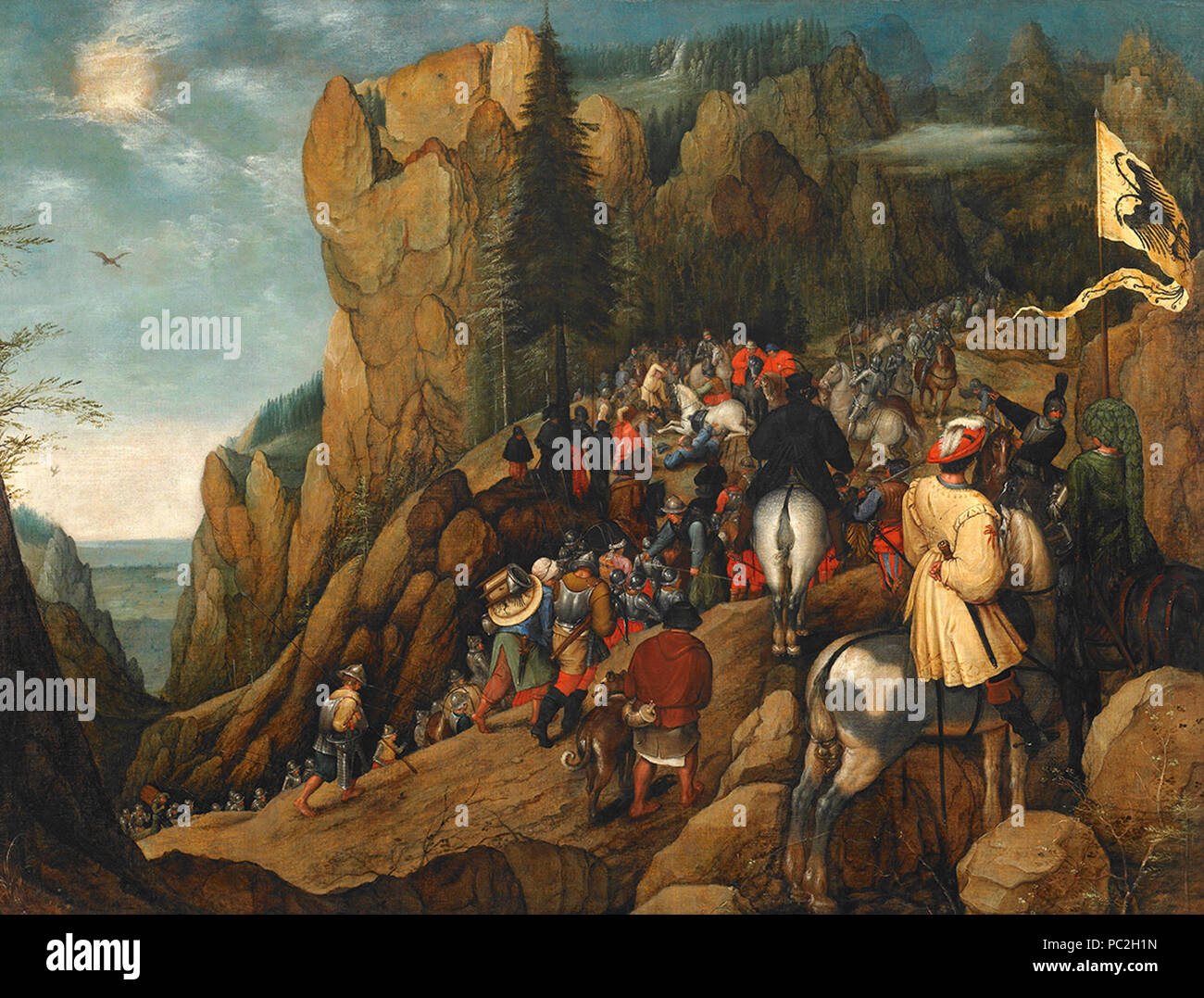 71 Pieter Brueghel le jeune - La conversion de Saint Paul Stock Photo