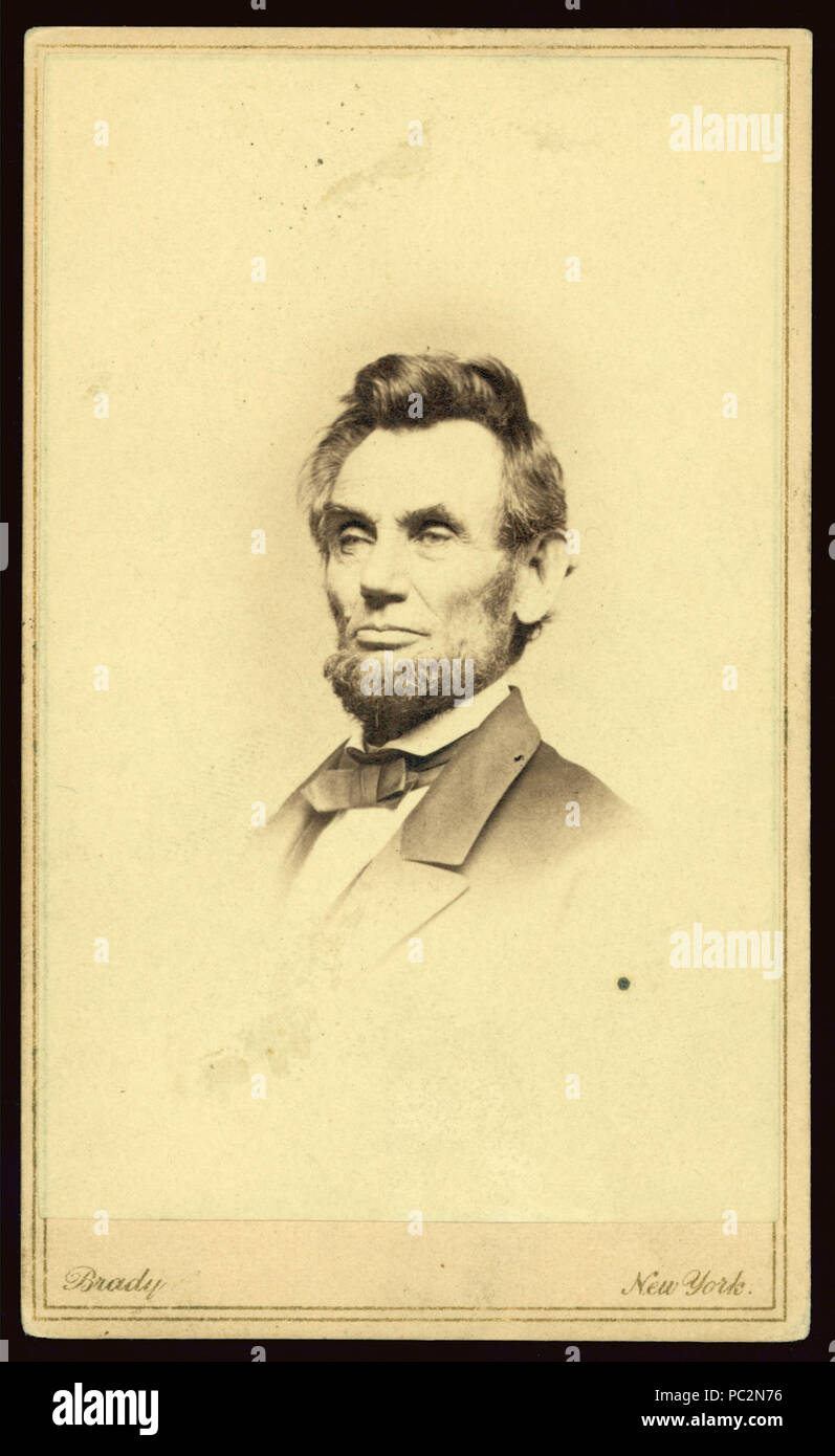 Abraham Lincoln) - Brady Stock Photo - Alamy