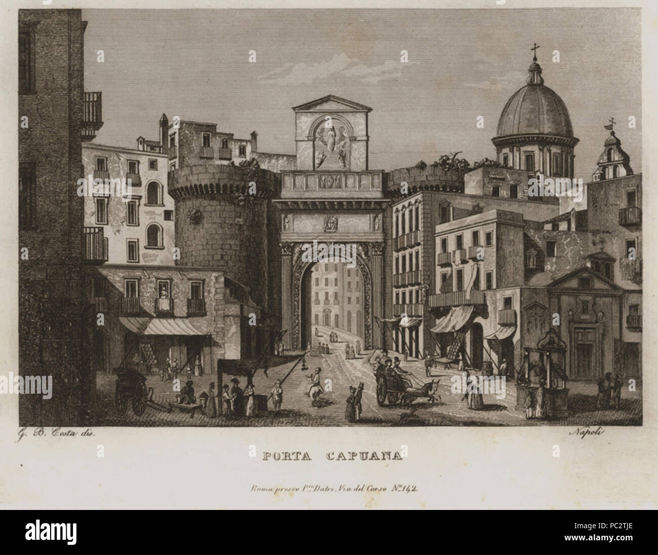 493 Porta Capuana - Raccolta Di Vedute Del Regno Di Napoli E Suoi ...