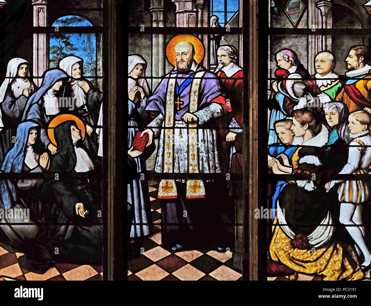 St. Francis de Sales and St Jeanne de Chantal in the constitutions of the Order of the