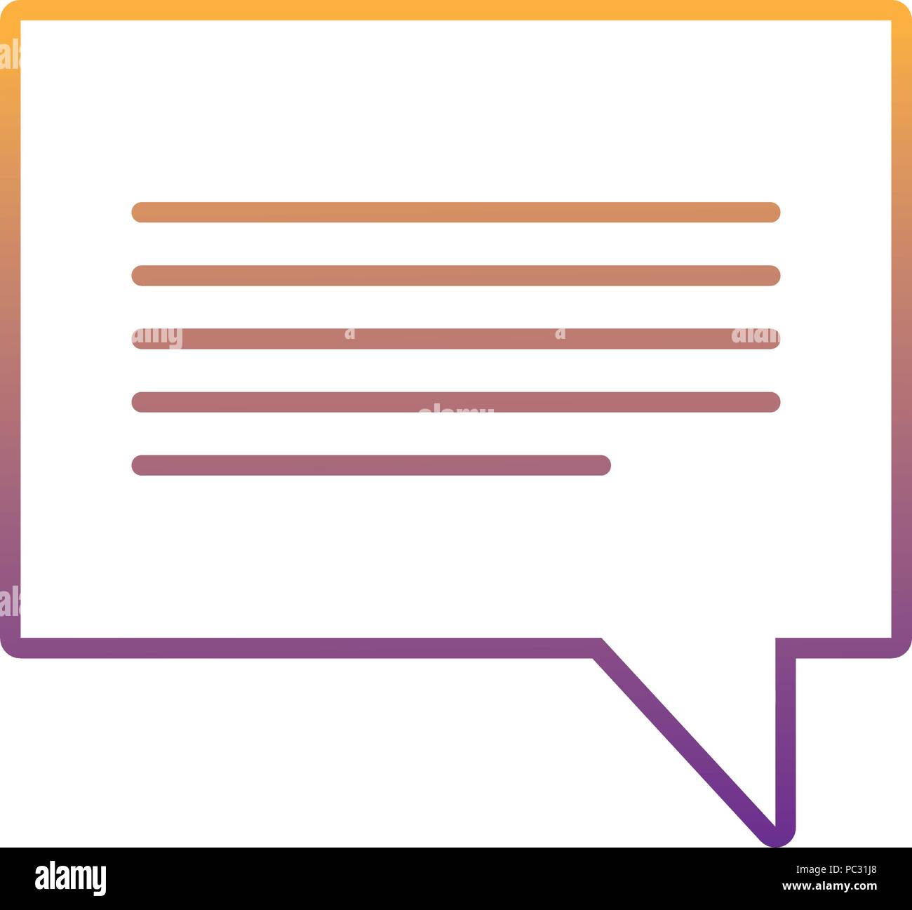 speech bubble icon over white background, vector illustration Stock ...