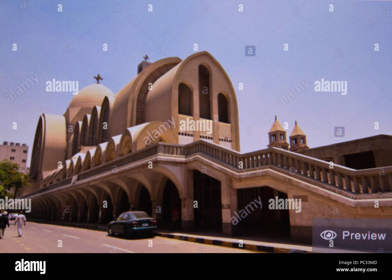 Alamy preview of Coptic church in Cairo Egypt Stock Photo