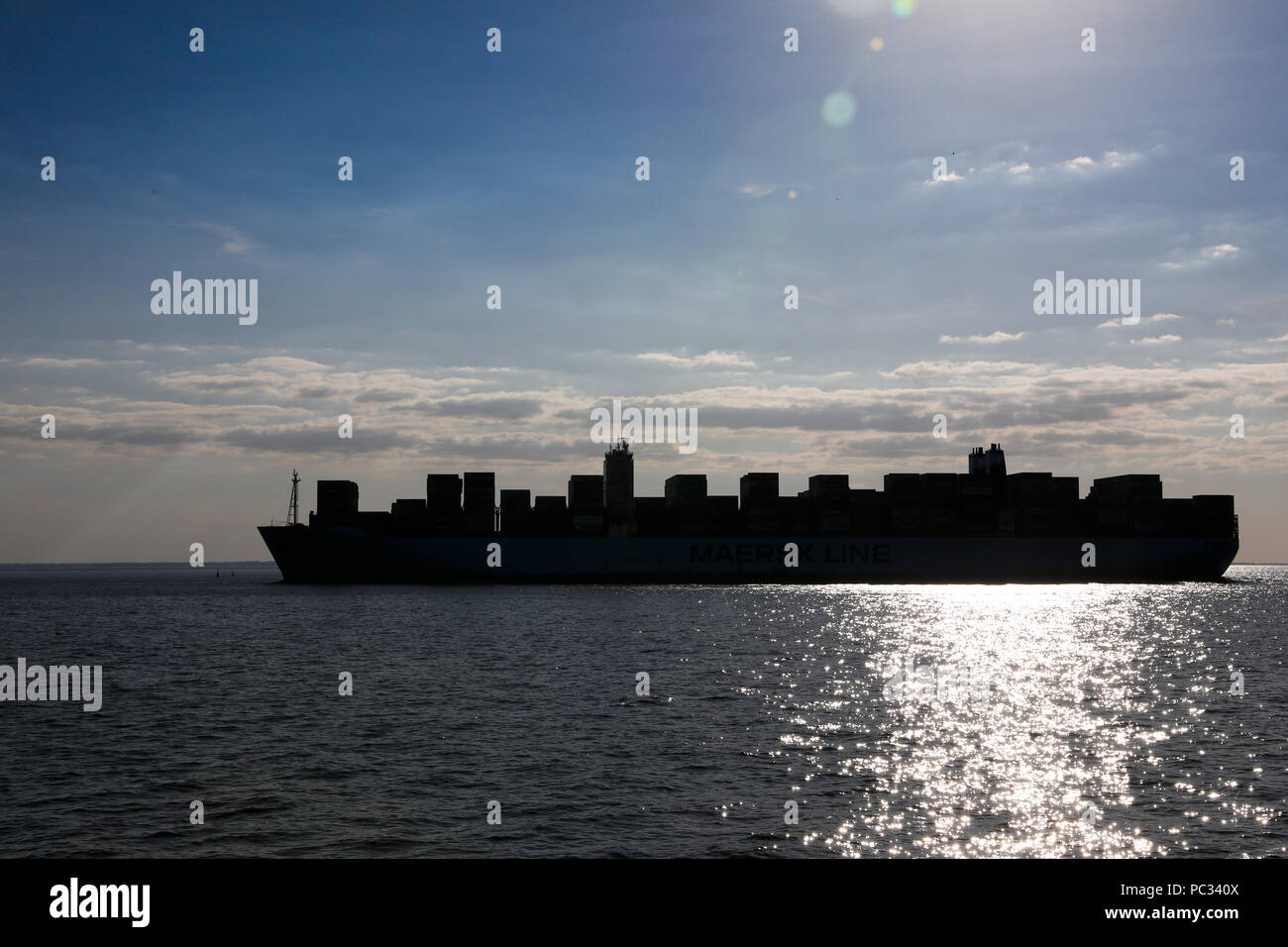 Merchant shipping in the Baltic Stock Photo