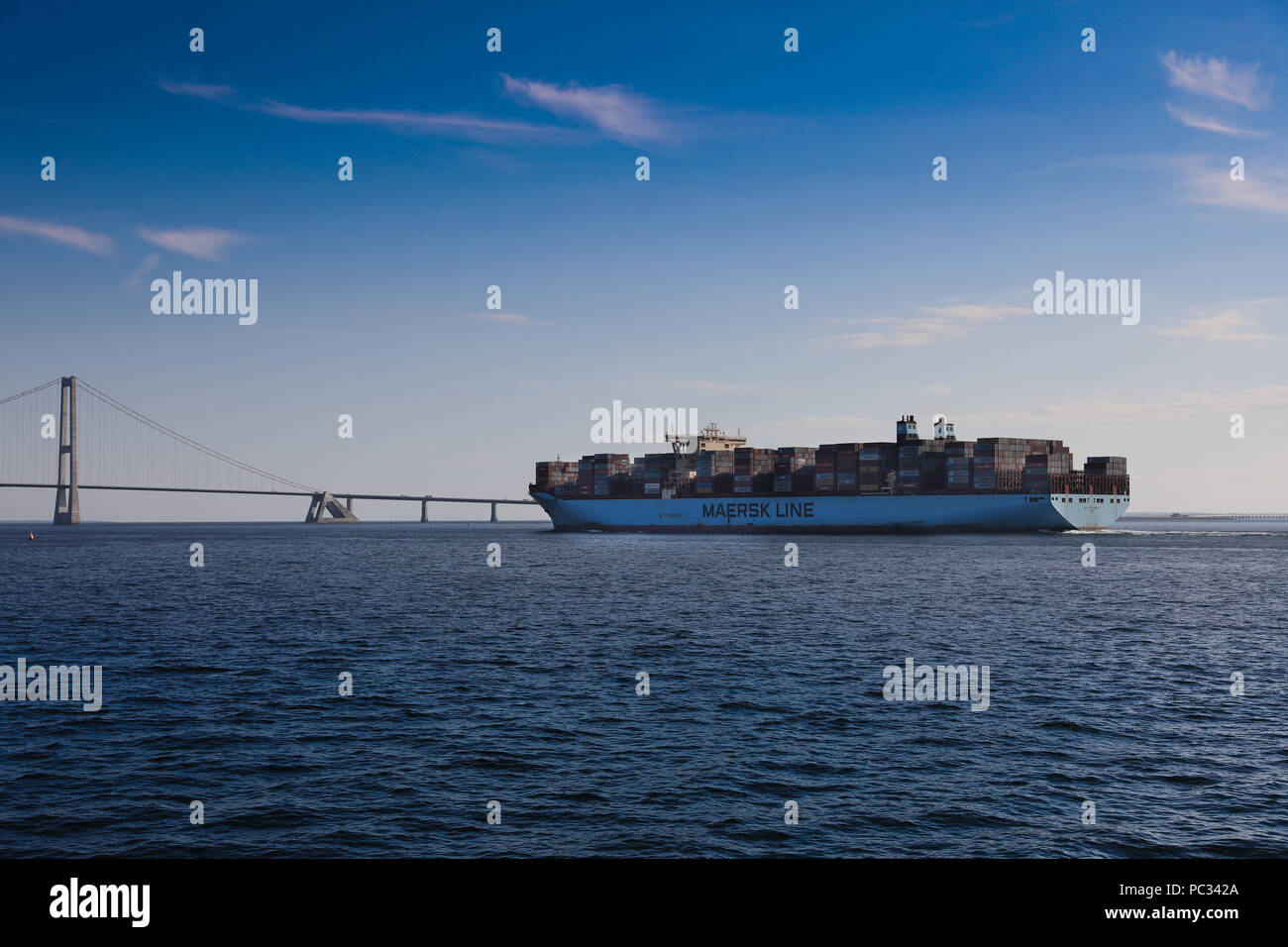 Merchant shipping in the Baltic Stock Photo