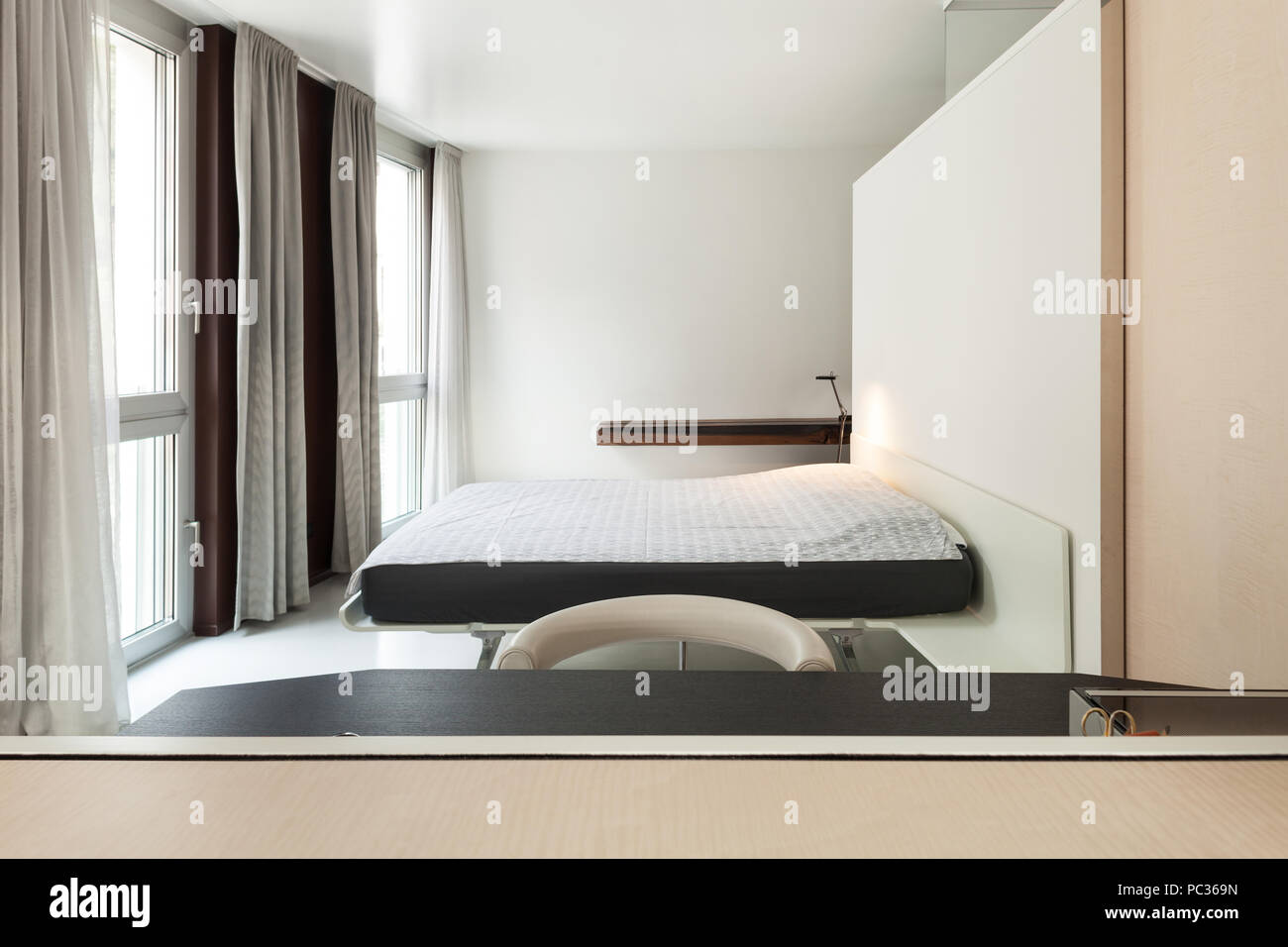 Entire Wall Of Windows Apartment Bedroom Design Luxury