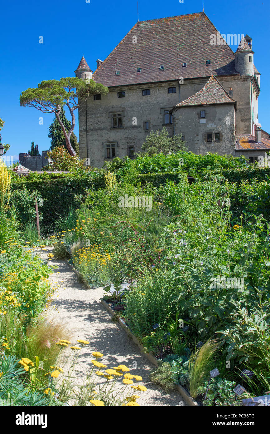 The medieval village of Yvoire Stock Photo - Alamy