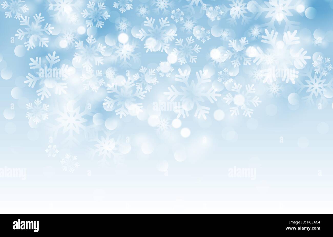 Winter card with snowflakes. Vector illustration Stock Vector Image ...