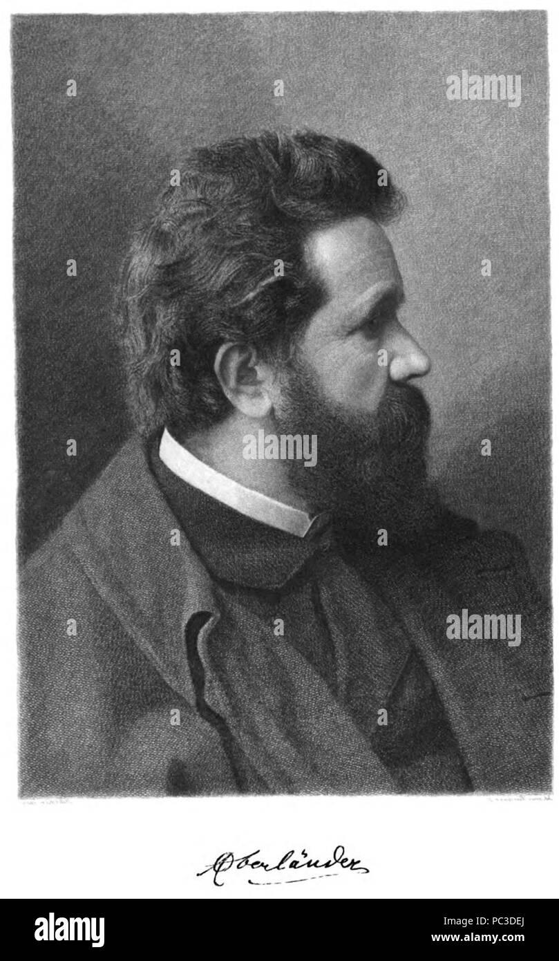 Adolf Oberländer Lindner. Stock Photo
