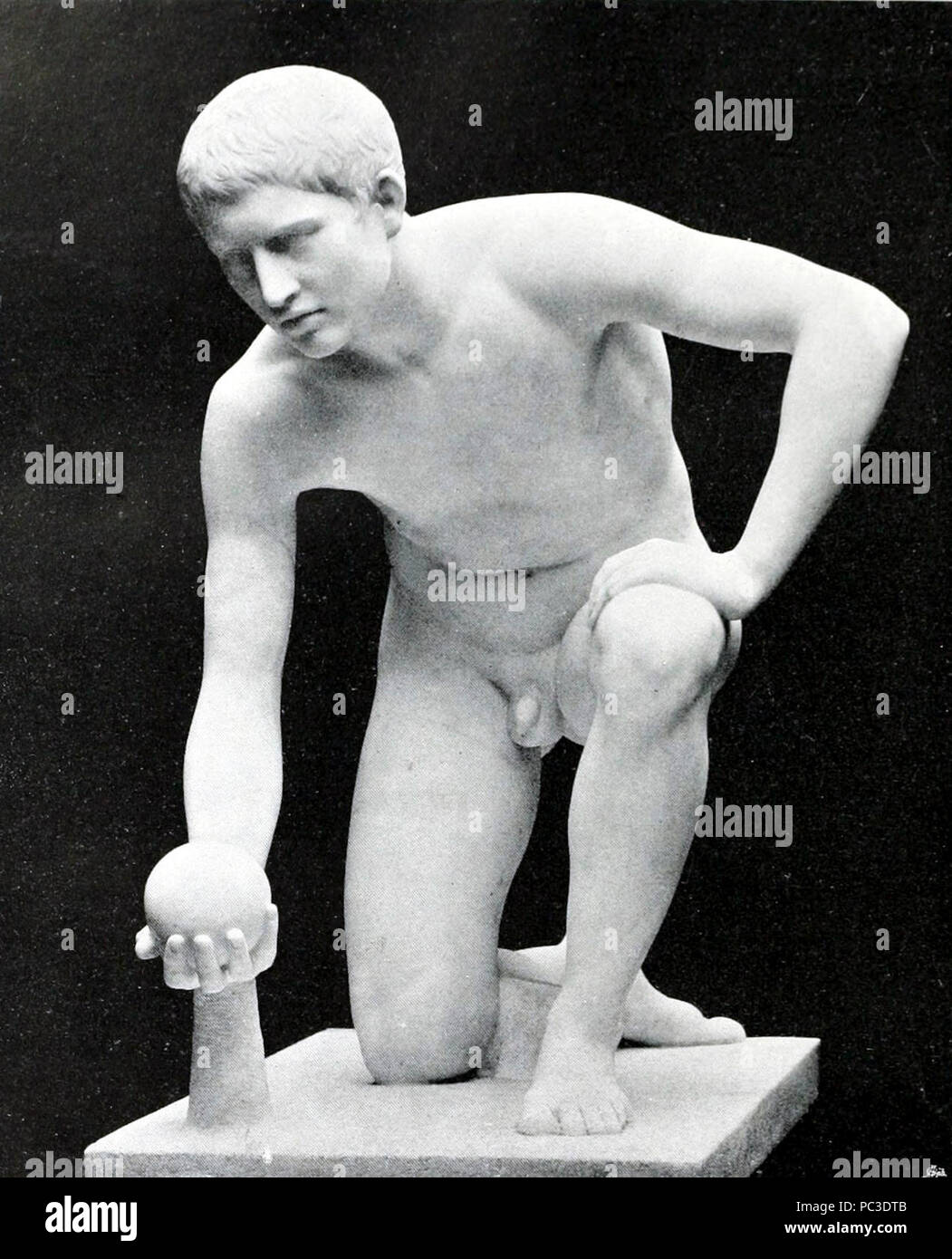 Adolf von Hildebrand - Kugelwerfer. Stock Photo