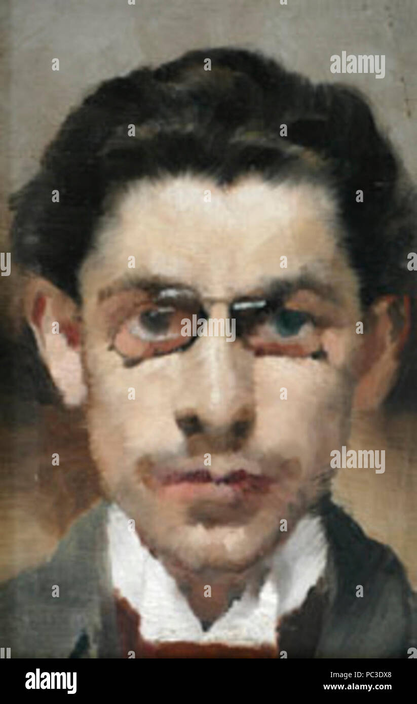 Adolf Wiesner Autoportrét Stock Photo Alamy