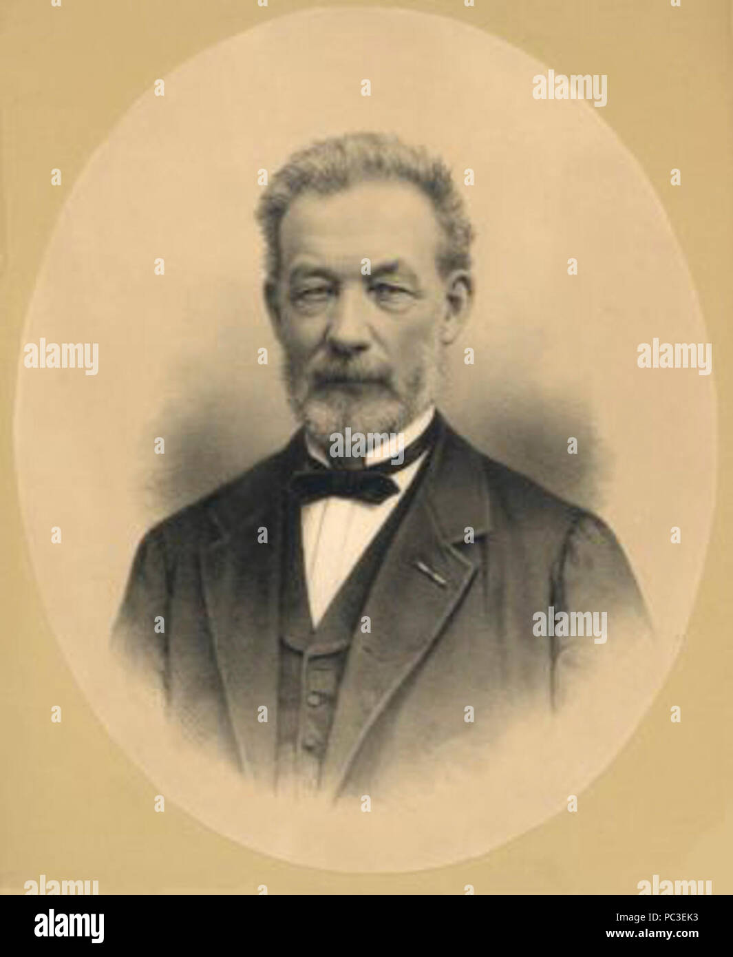 Adolph Steen by I.W. Tegner. Stock Photo